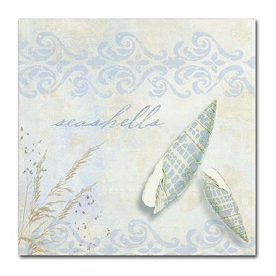 Trademark Fine Art She Sells Seashells II Canvas Wall Art