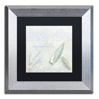 Trademark Fine Art She Sells Seashells II Framed Wall Art