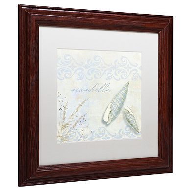 Trademark Fine Art She Sells Seashells II Traditional Framed Wall Art