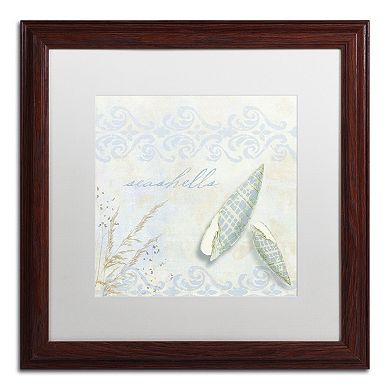 Trademark Fine Art She Sells Seashells II Traditional Framed Wall Art