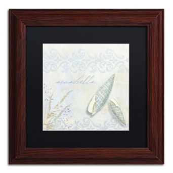 Trademark Fine Art She Sells Seashells II Traditional Framed Wall Art