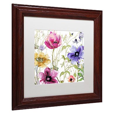 Trademark Fine Art Summer Diary I Traditional Framed Wall Art