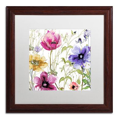 Trademark Fine Art Summer Diary I Traditional Framed Wall Art