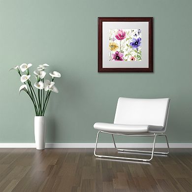Trademark Fine Art Summer Diary I Traditional Framed Wall Art