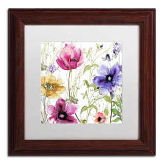 Trademark Fine Art Summer Diary I Traditional Framed Wall Art