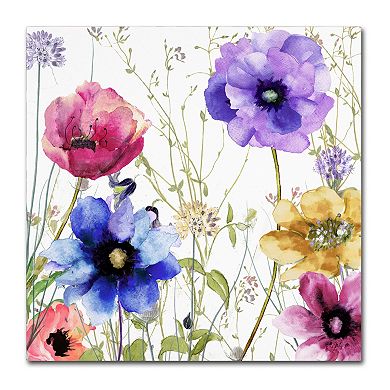 Trademark Fine Art Summer Diary II Canvas Wall Art