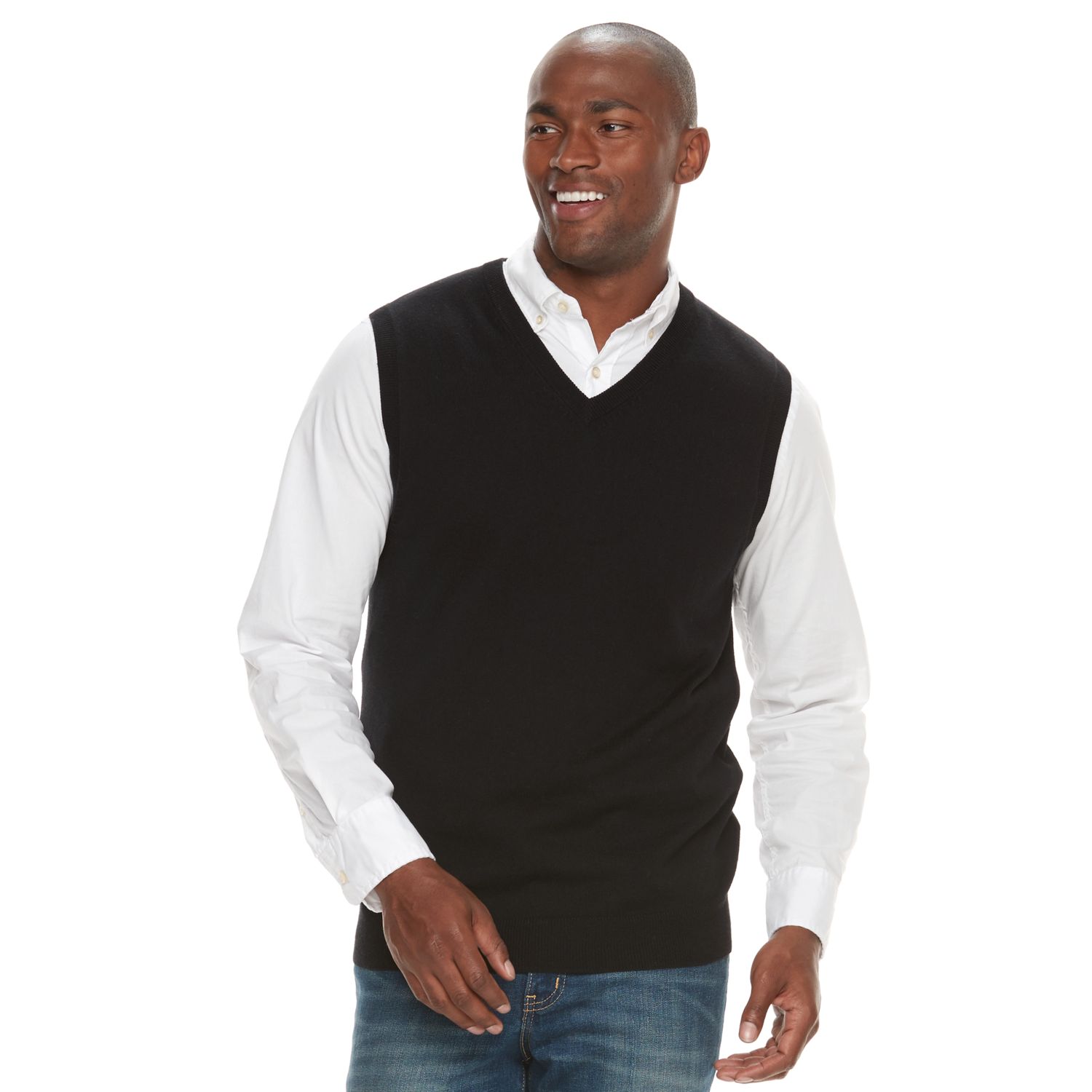mens sweater vest kohls