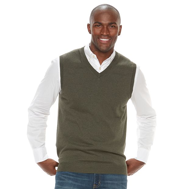 Men's Croft u0026 Barrow® True Comfort Classic-Fit Sweater Vest