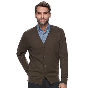 Men's Croft & Barrow® Classic-Fit True Comfort Easy-Care Cardigan Sweater
