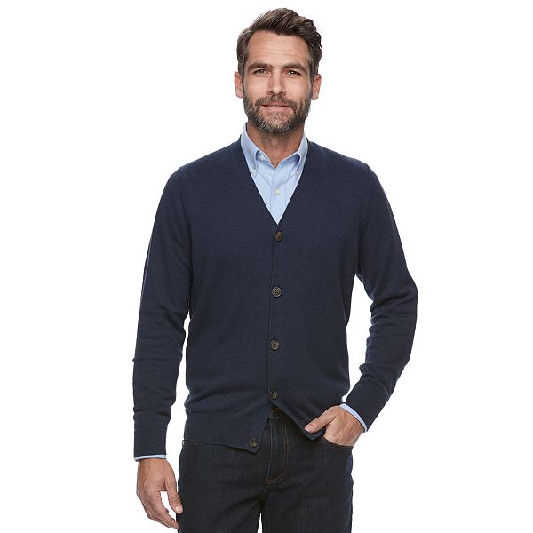 Men's Croft & Barrow® Classic-Fit True Comfort Easy-Care Cardigan Sweater