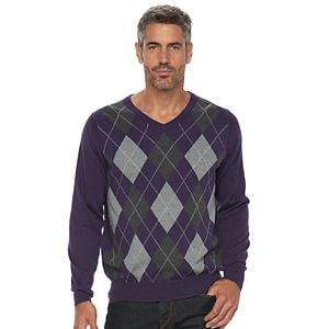 Men's Croft & Barrow® True Comfort Classic-Fit V-Neck Sweater