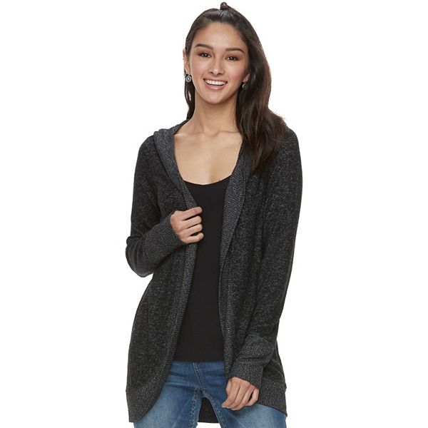 Juniors' Grayson Threads Hooded Hatchi Cocoon Cardigan