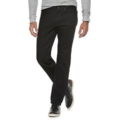 kohls black pants mens