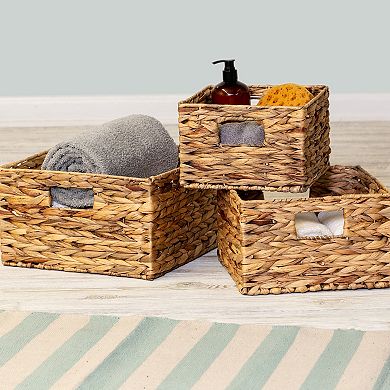 Honey-Can-Do 3-piece Woven Nesting Basket Set