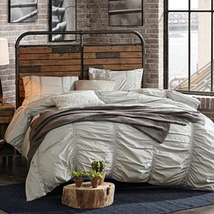 INK+IVY Renu Rustic Industrial Queen Headboard