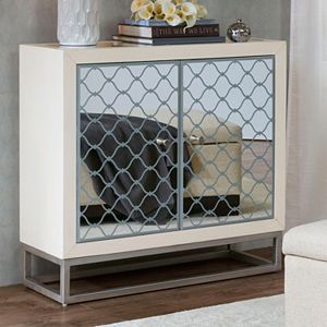 Madison Park Mirrored Storage Chest