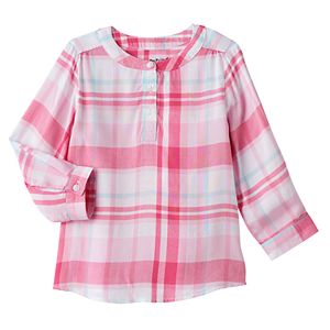 Baby Girl Jumping Beans® Print Challis Henley