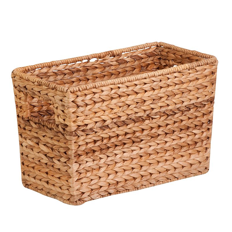 52989671 Honey-Can-Do Woven Magazine Basket, Brown sku 52989671