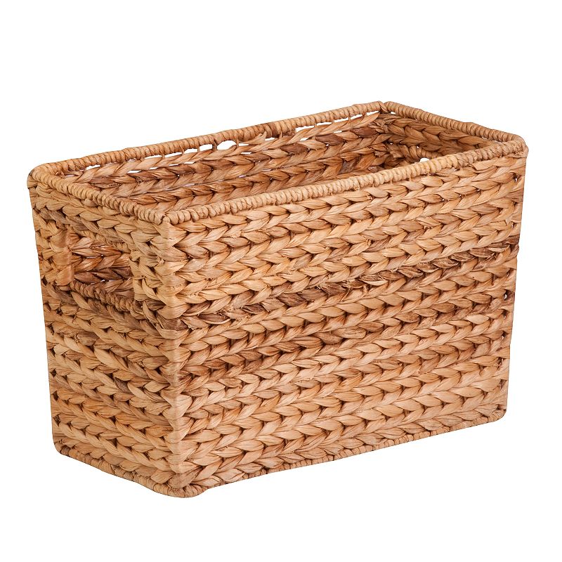 Honey-Can-Do Woven Magazine Basket, Brown