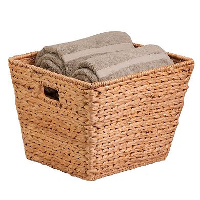 Honey-Can-Do Tall Square Woven Basket