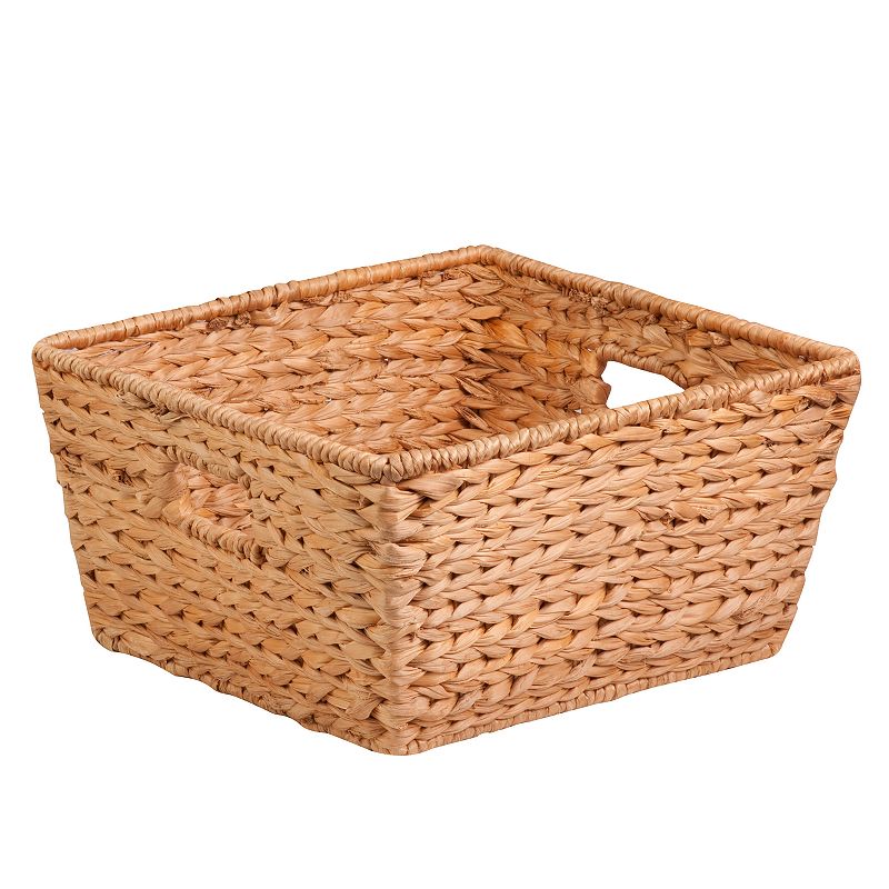 Honey-Can-Do Tall Woven Basket, Brown, Large