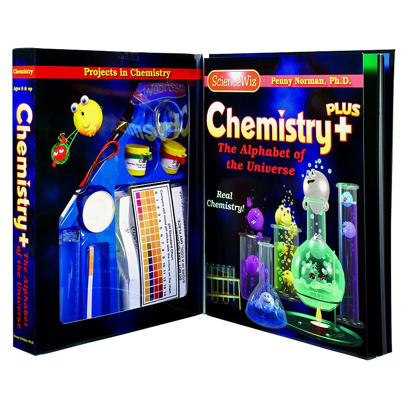 ScienceWiz Products ScienceWiz Chemistry Plus Kit, Multicolor