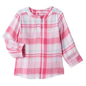 Toddler Girl Jumping Beans® Print Challis Henley
