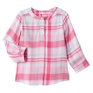 Toddler Girl Jumping Beans庐 Print Challis Henley