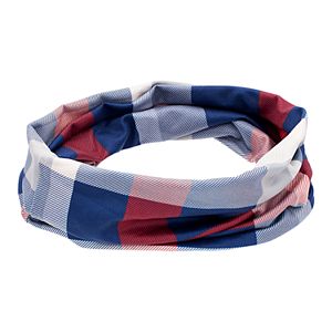 Mudd® Checkered Fleece Head Wrap