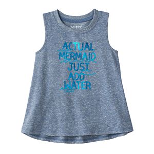 Toddler Girl Jumping Beans庐 Foiled Graphic Tank Top