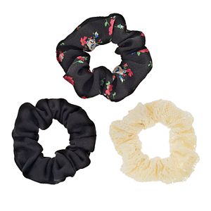Mudd® 3-pk. Floral & Lace Scrunchies
