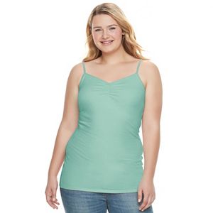 Juniors' Plus Size SO® Solid Tunic Camisole