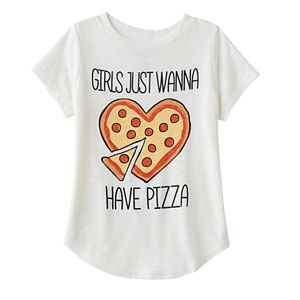 Girls 4-10 Jumping Beans® Slubbed Graphic Tee