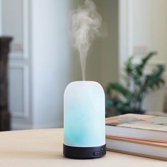 Candle Warmers Etc. Frosted Glass Ultra Sonic Essential Oil Diffuser