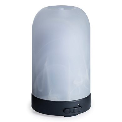 Airome by Candle Warmers Etc. Frosted Glass Ultra Sonic Essential Oil Diffuser