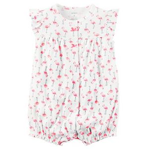 Baby Girl Carter's Print Flutter Romper