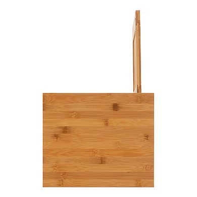 Linon Bracken Bamboo Floor Storage Cabinet