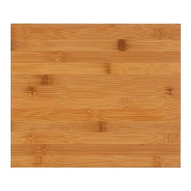 Linon Bracken Bamboo Floor Storage Cabinet