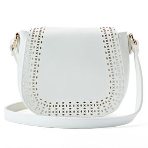 Olivia Miller Kaya Perforated Saddle Crossbody Bag