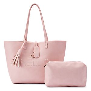 Olivia Miller Perforated Tote with Pouch