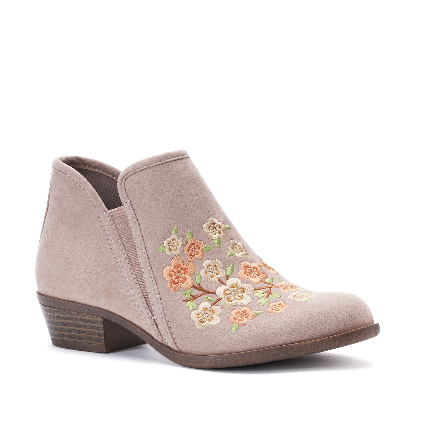 embroidered chelsea boots
