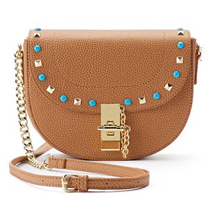 Olivia Miller Shayna Studded Flap Crossbody Bag