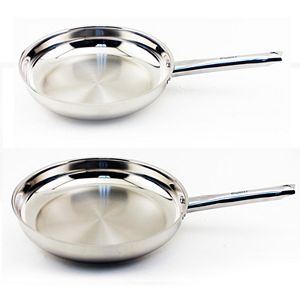 BergHOFF Earthchef Boreal Stainless Steel 2-pc. Frypan Set