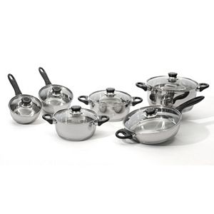 BergHOFF Ostend 12-pc. Stainless Steel Cookware Set