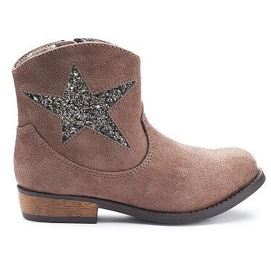 SO® Nicki Girls' Western Ankle Boots
