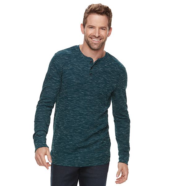 Men's Marc Anthony Slim-Fit Waffle-Weave Knit Henley