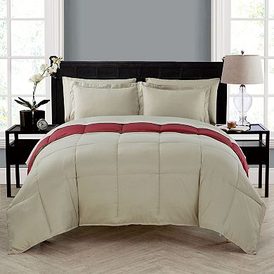 VCNY 5-piece Lincoln Down-Alternative Comforter Set 