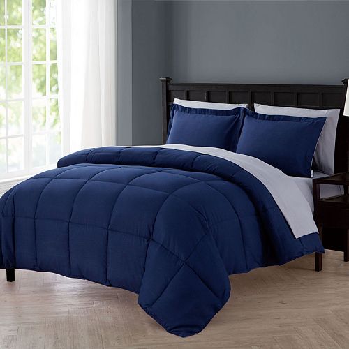 VCNY 5-piece Lincoln Down-Alternative Comforter Set