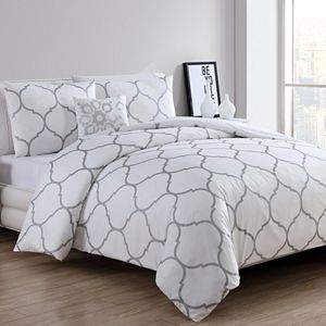 VCNY Moroccan Metallic Duvet Cover Set