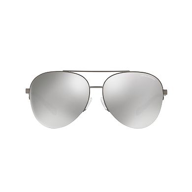 Armani Exchange AX2020S 60mm Aviator Mirror Sunglasses